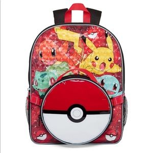 Nintendo Pokemon Backpack with Lunch Kit